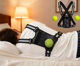 Soxtianrui trainer-sommeil-cote en action sur lit favorisant une posture latérale.