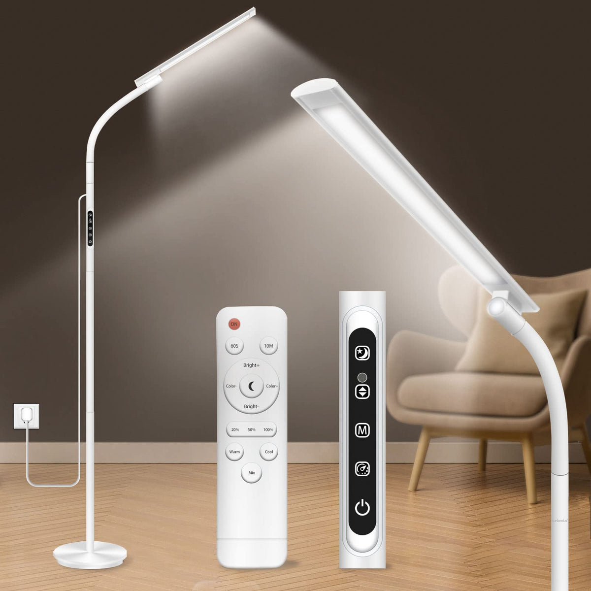 Lampe Sozapooty luminothérapie 10000 lux pour lumière naturelle et apaisante