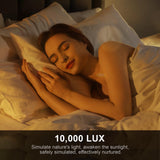 Lampe Sozapooty dans le salon, éclairage intérieur revitalisant.