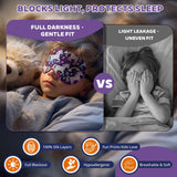 Masque SpacePower pour enfant avec bande réglable et élastique doux pour un ajustement sûr.