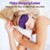 Spacepower masque soie confort doux: enveloppe le visage sans pression pour la nuit.