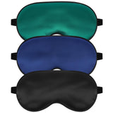 SpacePower masque soie sommeil ajustable noir : confort nocturne et occultation.