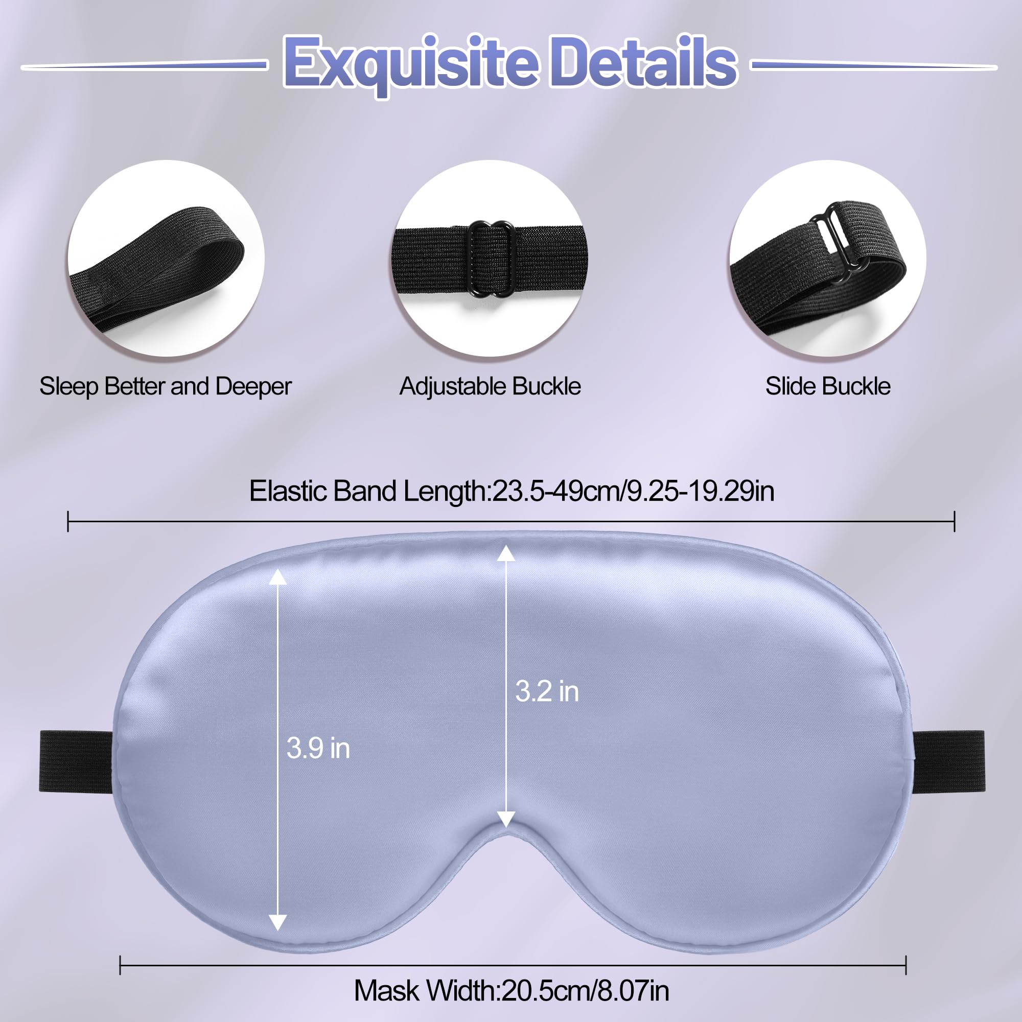 SpacePower masque en soie au design ergonomique pour un confort sans pression sur le visage.
