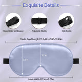 SpacePower masque en soie au design ergonomique pour un confort sans pression sur le visage.
