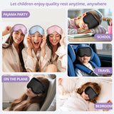 spacepower masque-sommeil-enfant-idée-cadeau-pourpre: cadeau pratique pour les routines du soir.