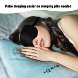 SpacePower masque-sommeil en voyage pour dormir sans lumière.