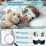 SpacePower masque yeux bloquant la lumière pour enfant, nuit plus sereine.