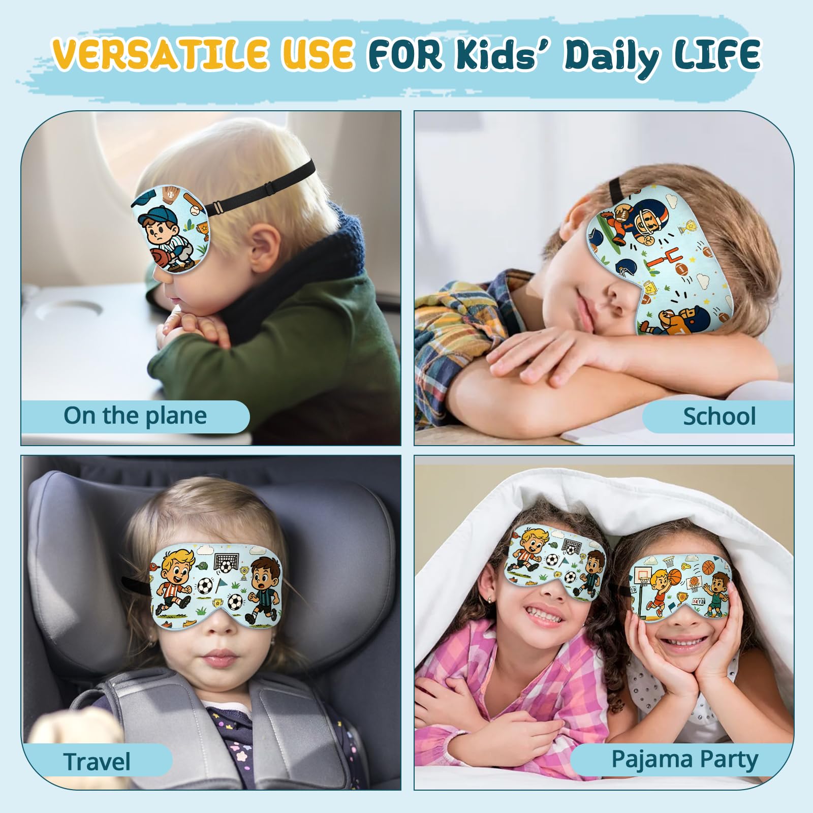 SpacePower masque yeux, idée cadeau enfant, surprenant et utile.