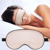 Spacepower masque yeux soie rose – usage recommandé pour yoga et méditation.