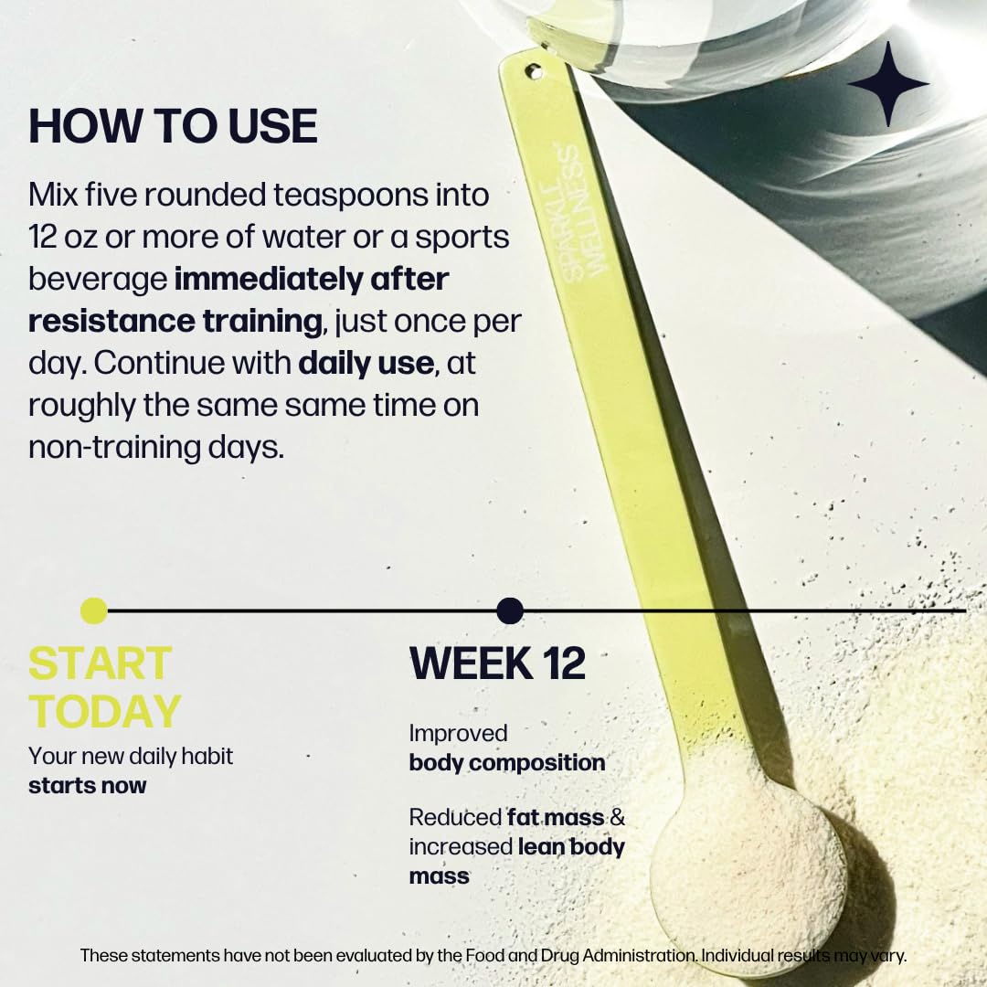 Sparkle Wellness Muscle Boost Emballage – Conditionnement pratique et recyclable.