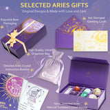 Design original du coffret Aries, symbole astrologique distinctif.