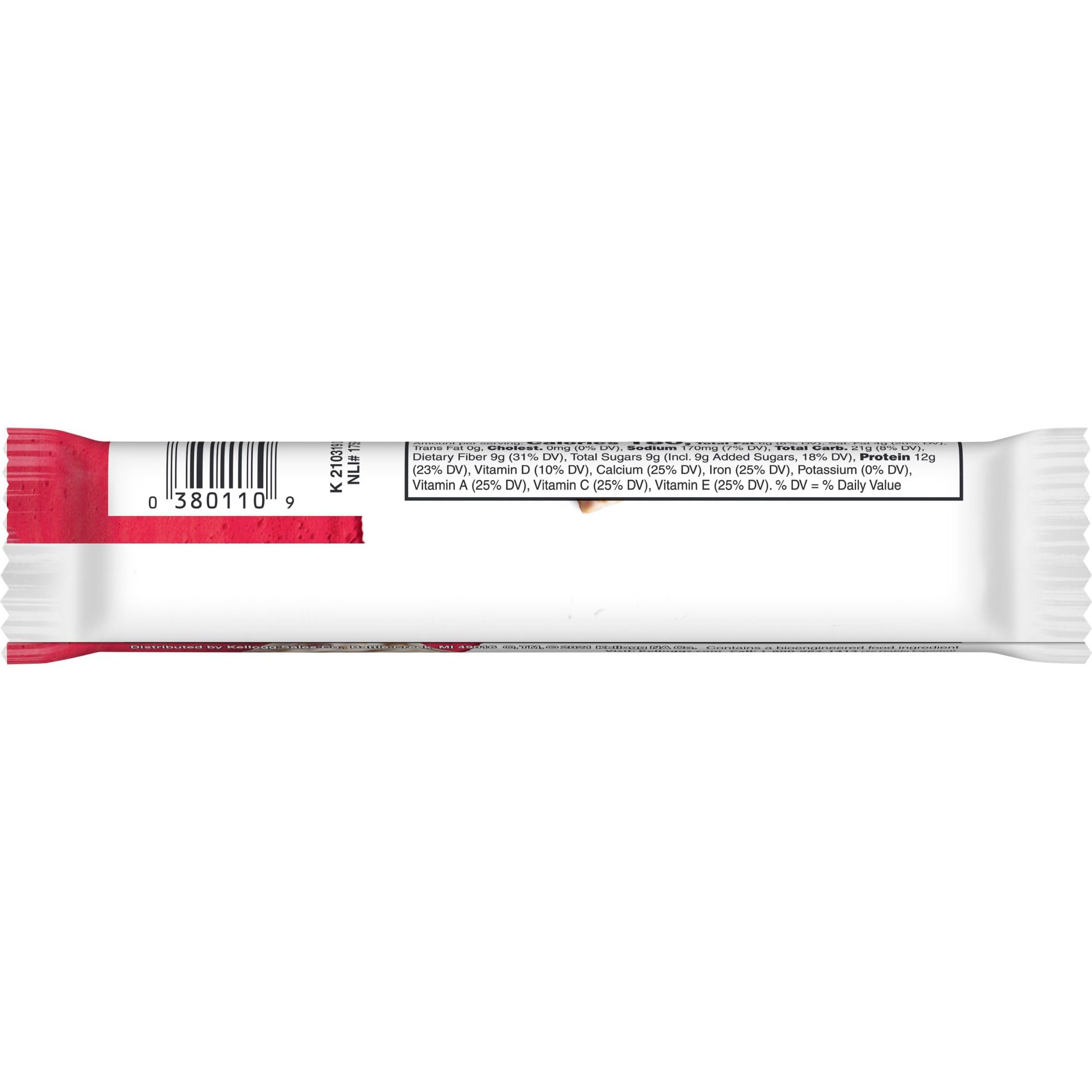 Barre Special K protéine fraise à emporter pour le travail.