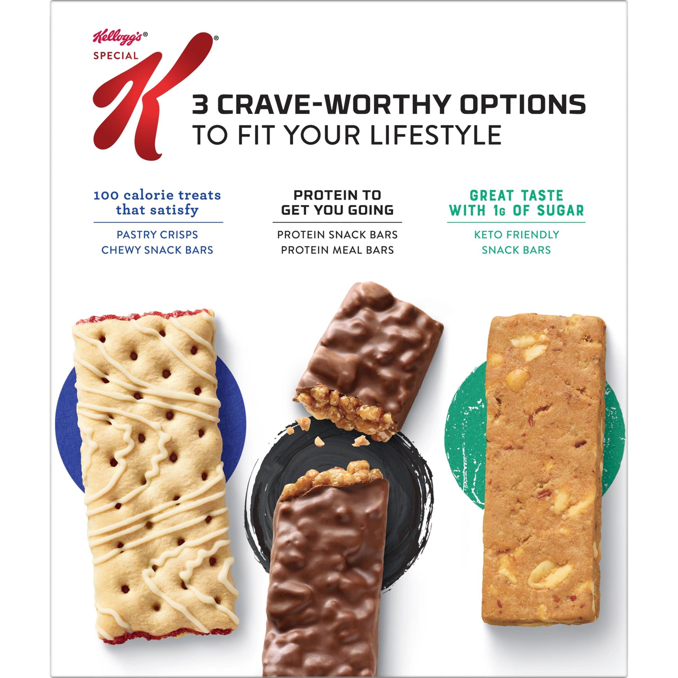 Special K barre-repas emballage pratique, idéal pour sac à dos