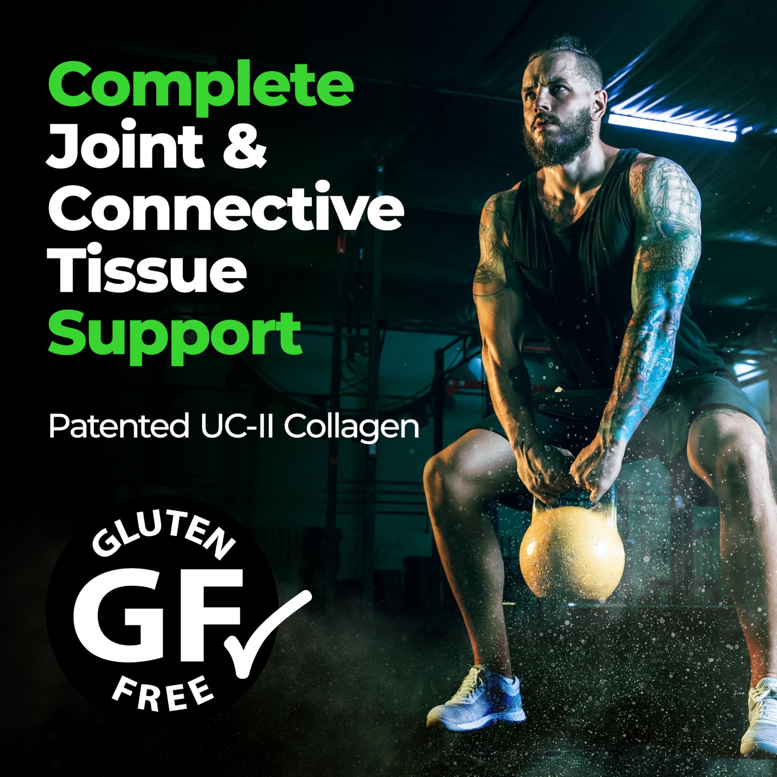 Arthrolyze UC-II – collagène breveté pour articulations plus flexibles.