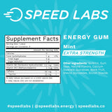 Speed Labs Gomme Caféine Menthe — démarrage rapide grâce à l’absorption sublinguale