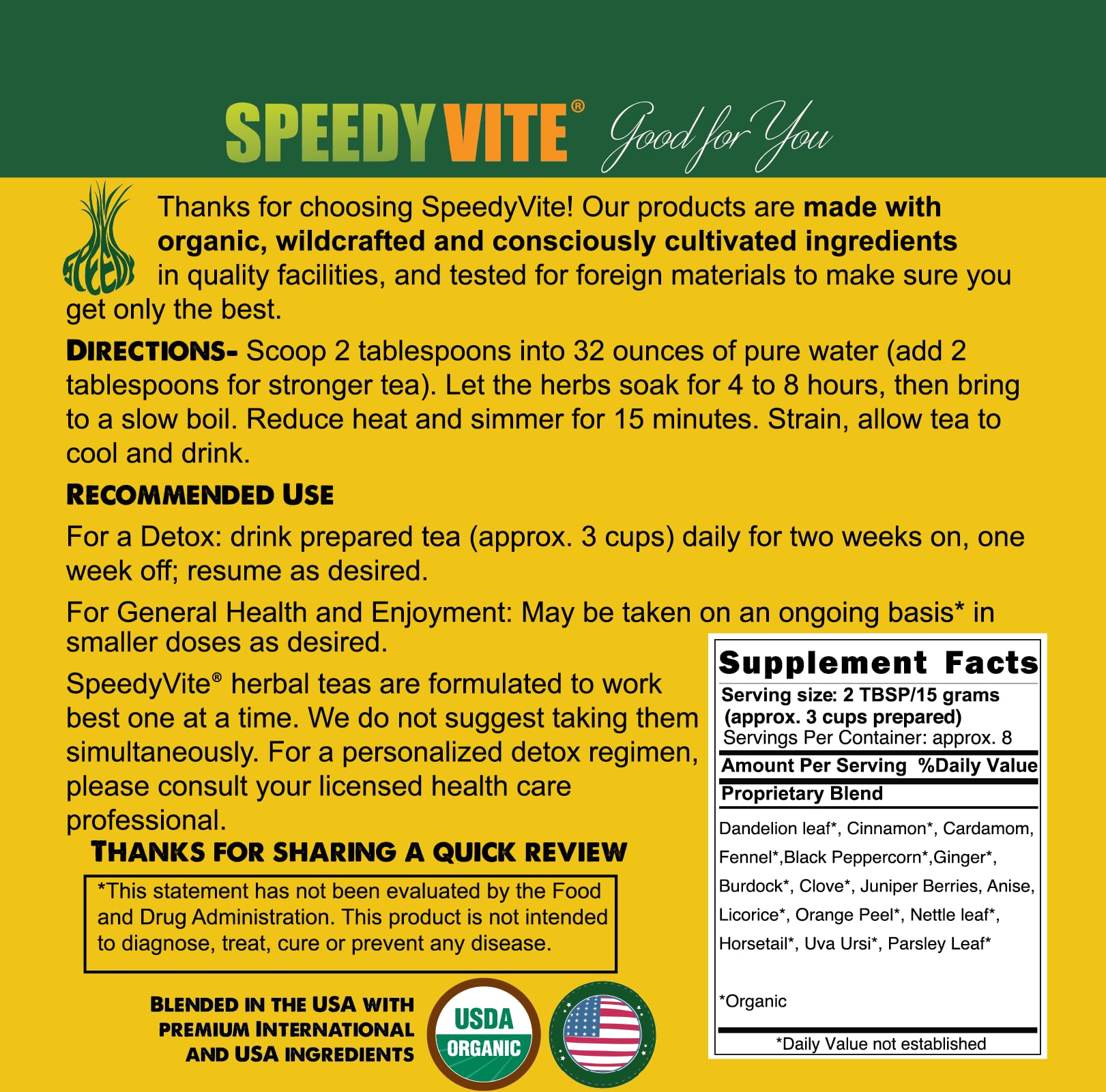 SpeedyVite thé détox foie — boîte élégante facilitant le stockage et la dégustation.