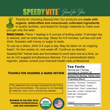 SpeedyVite Détox Thé tasse prête à infuser, expérience aromatique et facile.