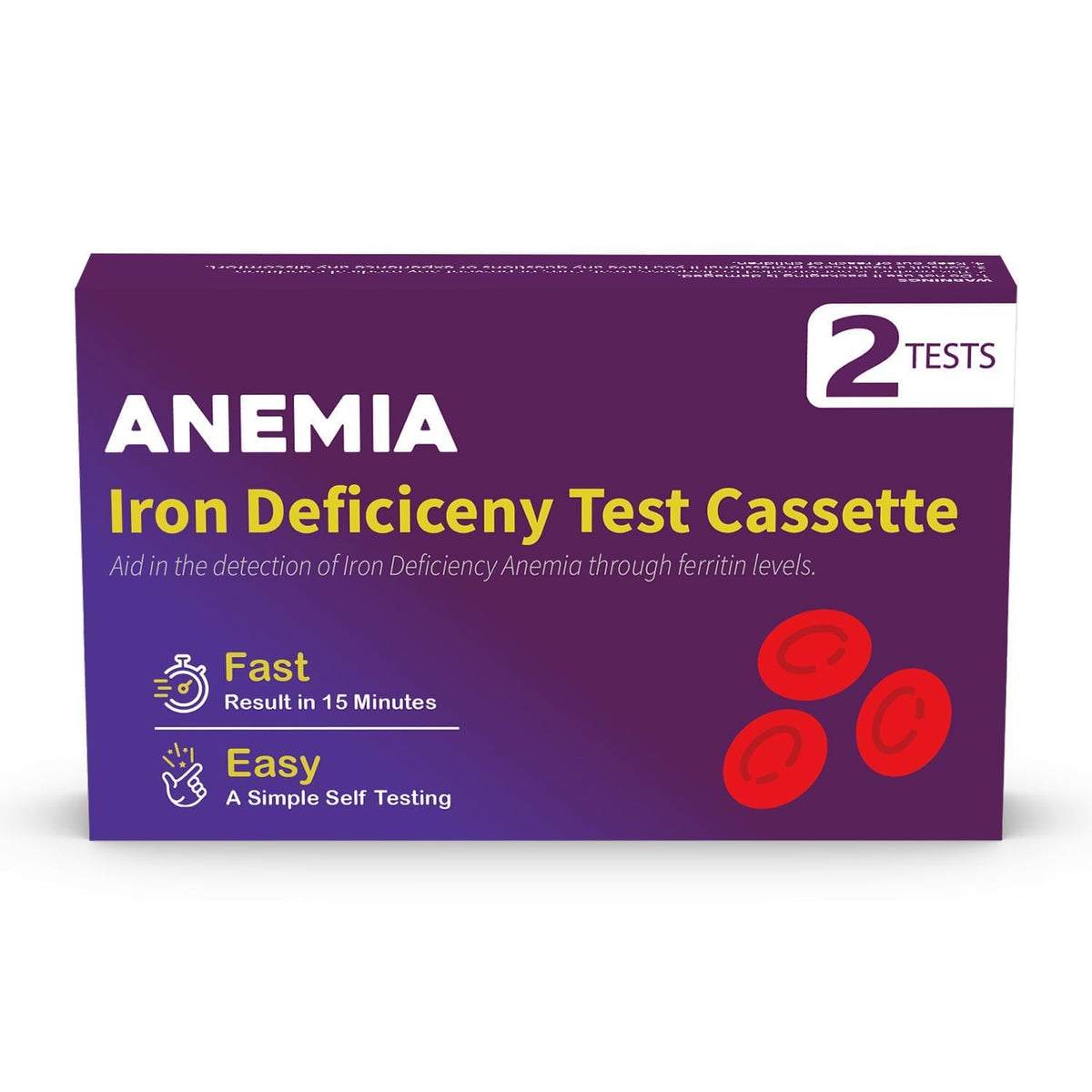 Spehomy-Test Kit: emballage clair pour une utilisation domestique pratique.