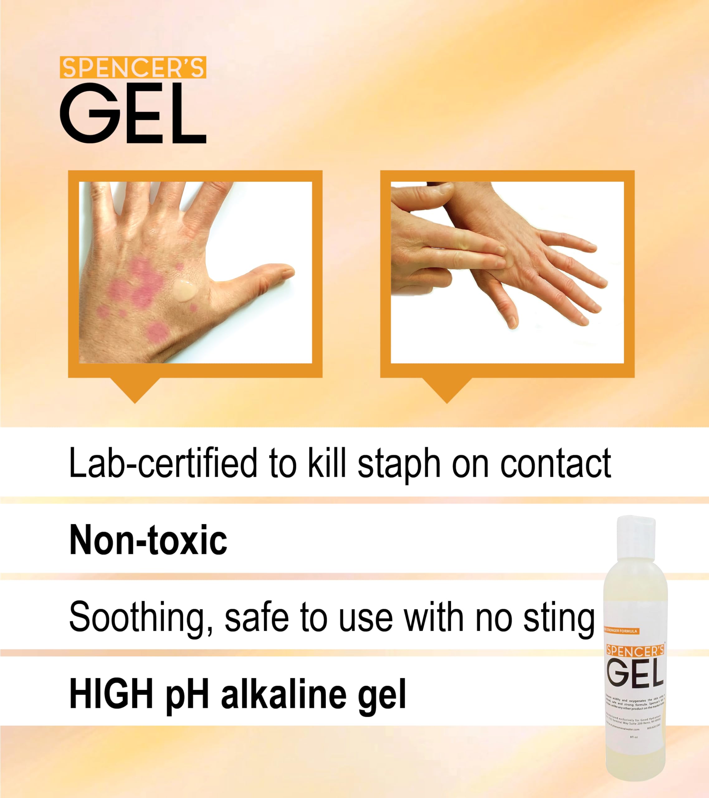 Spencer's Gel – texture gel fin facilitant l’étalement uniforme