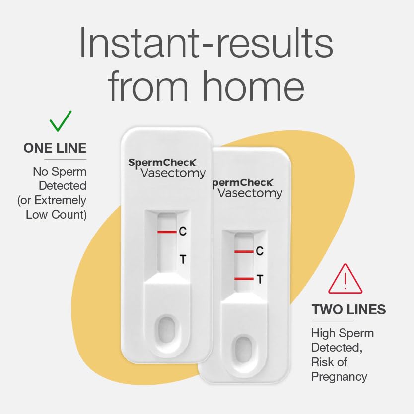 SpermCheck lecture rapide – résultats lisibles en quelques minutes.