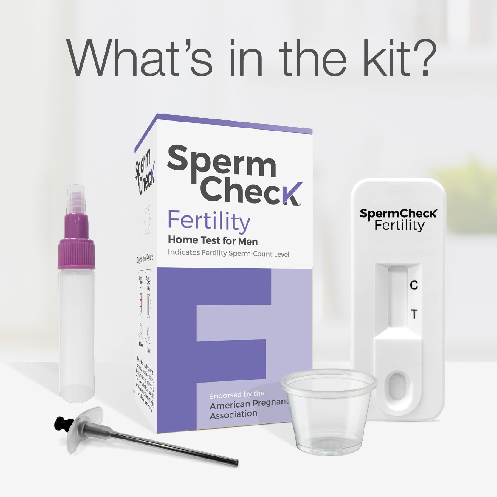 SpermCheck Fertilité: utilisation privée à domicile pour plus de confort.