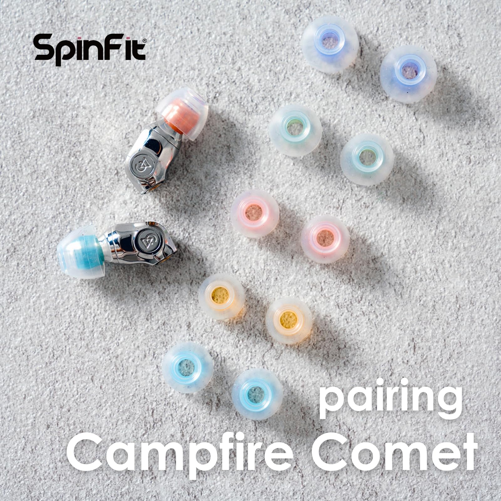 SpinFit W1 expérience audio améliorée pour audiophiles exigeants.