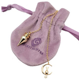 Longueur totale d'environ 23,7 cm, manipulation confortable du pendule Spirit Hunter Goddess.