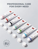 Dentifrice SPLAT Série Professionnelle, emballage écologique et design moderne.