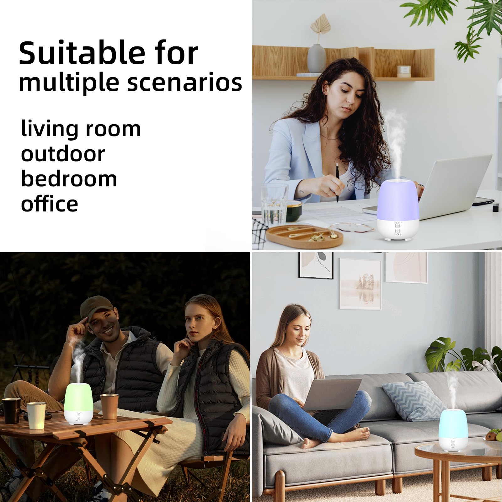 Contenu du colis SPLITSKY: diffuseur, câble USB-C et chargeur