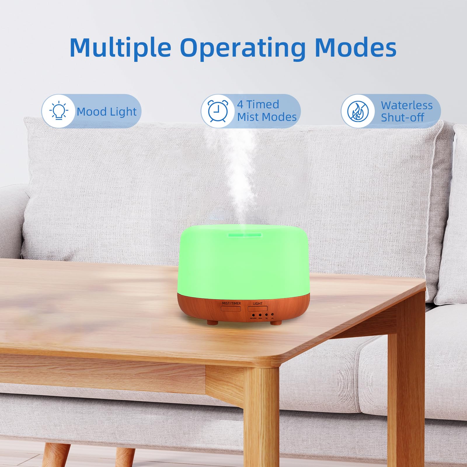 SPLITSKY diffuseur avec arrêt-auto assure sécurité et tranquillité.