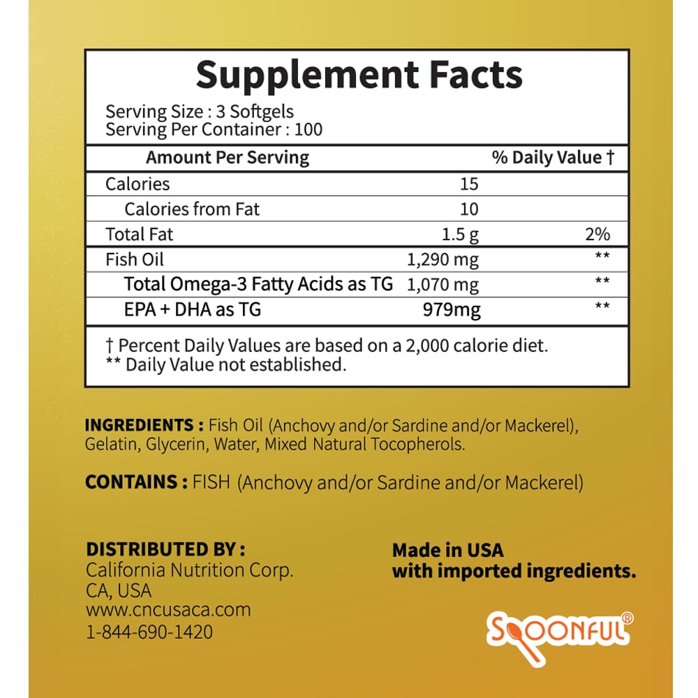 Spoonful Omega3 Mini - Utilisation quotidienne facile et pratique.