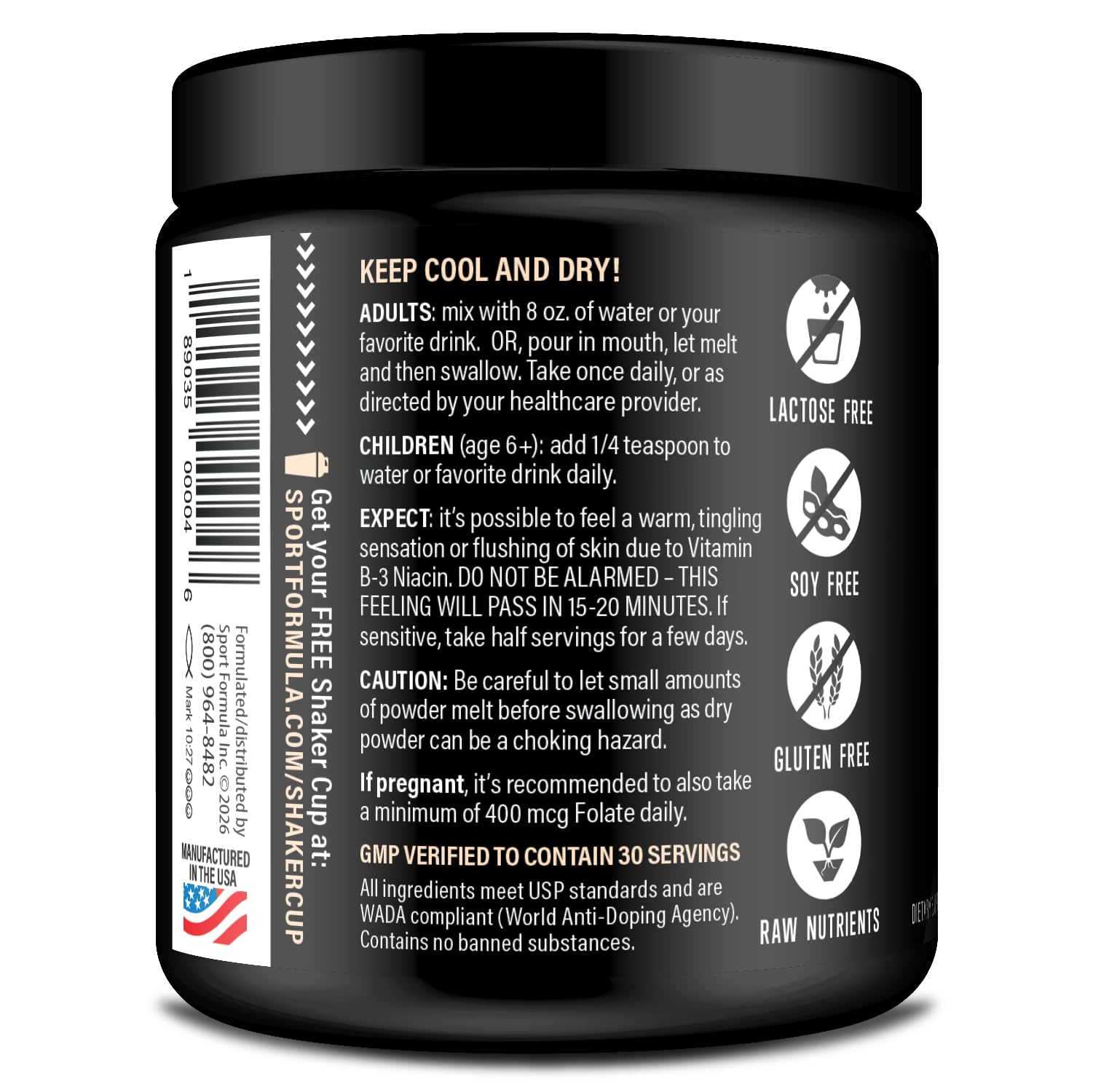 Sport Formula 99 minéraux et antioxydants, soutien digestif et vitalité