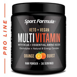 Sport Formula 99 poudre vitamine orange, absorption rapide pour énergie durable
