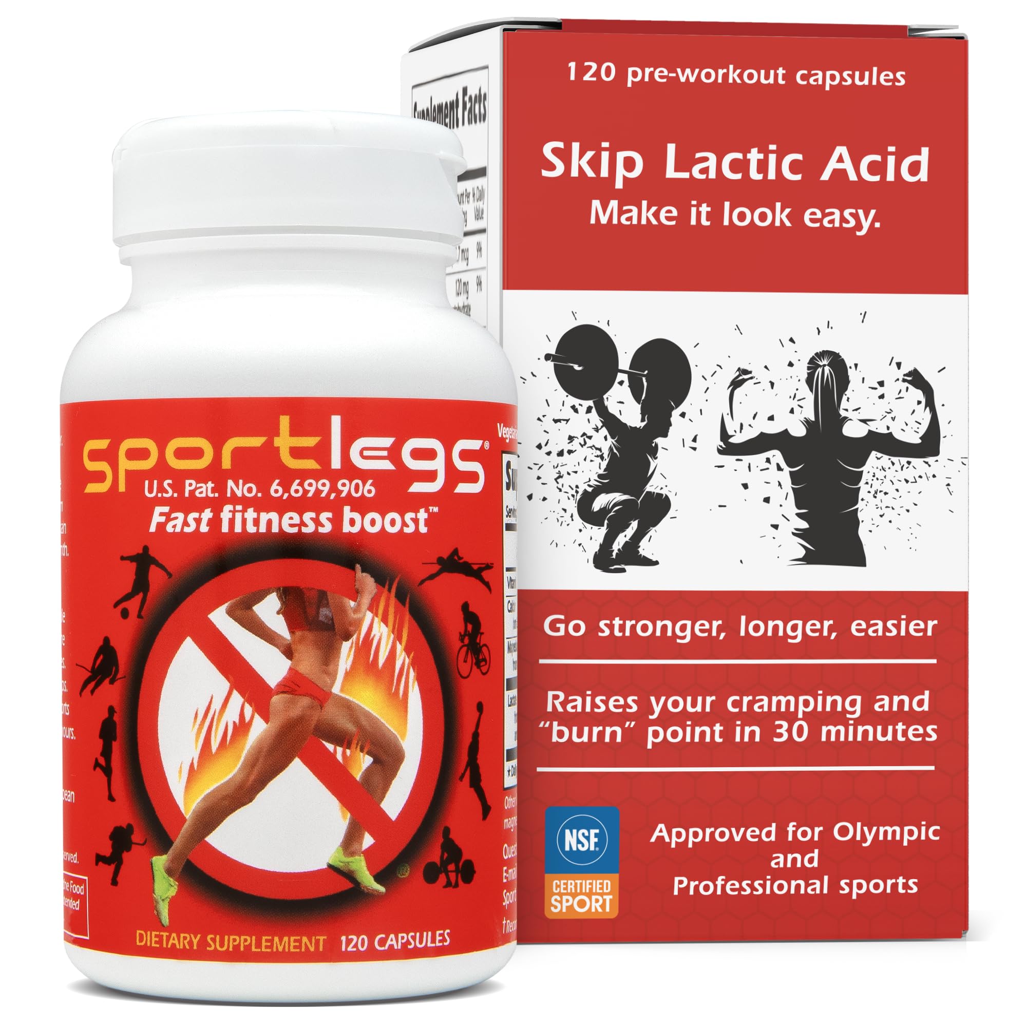 SportLegs Fast Fitness Boost, la bouteille prête pour un entraînement fluide.