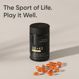 Sports Research D3-K2, bio-disponibilité élevée grâce à MK-7 et D3 végétal.