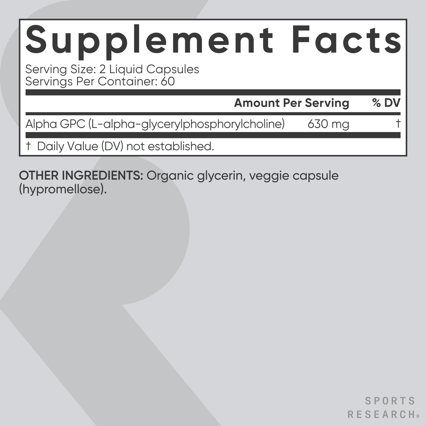 Utilisateur prenant une capsule Alpha GPC 630mg pendant l'effort