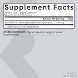 Utilisateur prenant une capsule Alpha GPC 630mg pendant l'effort