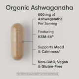 Sports Research Ashwagandha – dose quotidienne 600 mg, prise pratique.