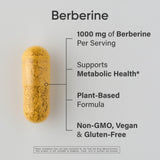 Sports Research Berberine - bouteille avec gelules, presentation compacte et pratique.