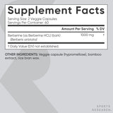 Sports Research Berberine: bouteille-sur-table, montre votre routine quotidienne et votre énergie.