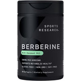 Sports Research Berberine gélules liquides au coco, pratique pour la routine quotidienne