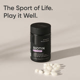Sports Research Biotin 10 000 mcg - conditionnement pratique.