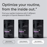 Sports Research Biotin 10 000 mcg - dosage quotidien pratique.