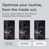 Sports Research Biotine conseils santé : possible soutien du métabolisme des nutriments.