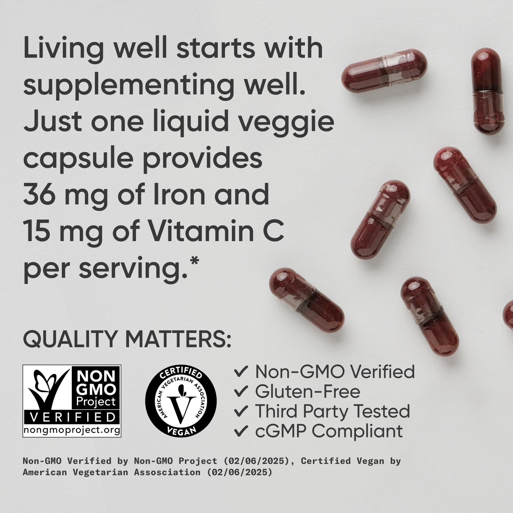 Sports Research Blood Balance – vue sur ingredients et vitamines B et C