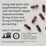Sports Research Blood Balance – vue sur ingredients et vitamines B et C