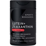 Sports Research Luteine Zeaxanthine, capsules végétales pour le soutien oculaire quotidien.
