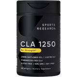 Sports Research CLA 1250 mg — flacon contenant les capsules pour l'entraînement