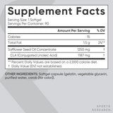 Sports Research CLA, gélules quotidiennes, utilisation simple et pratique.