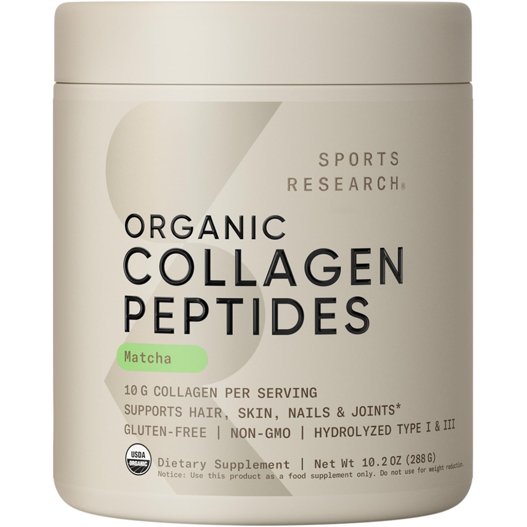 Sports Research Collagen Matcha: dose facile pour démarrer la journée.